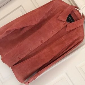 Women's Suede Jacket in Rust by Wilsons Leather